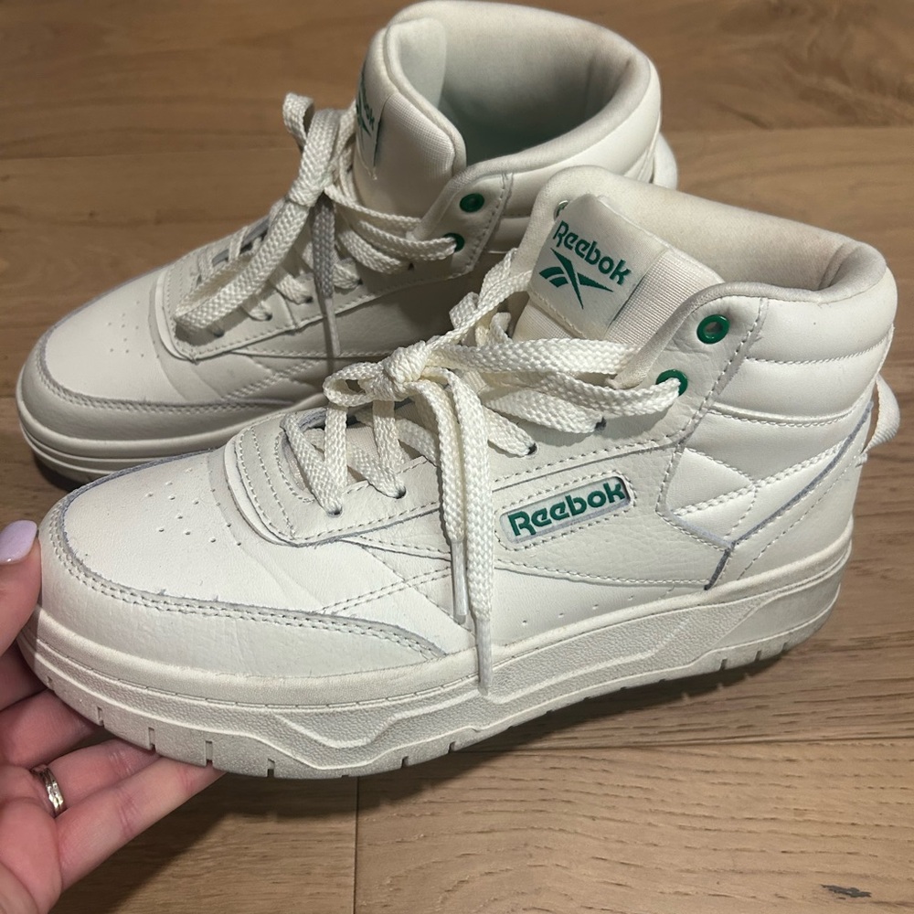 Reebok White High-Top Sneakers
